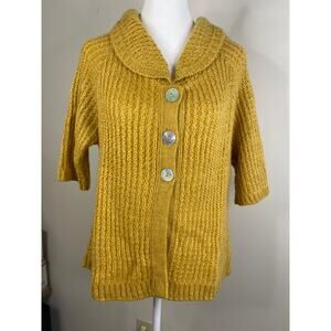 Vintage Dress Barn Gold Sweater Womens size XL